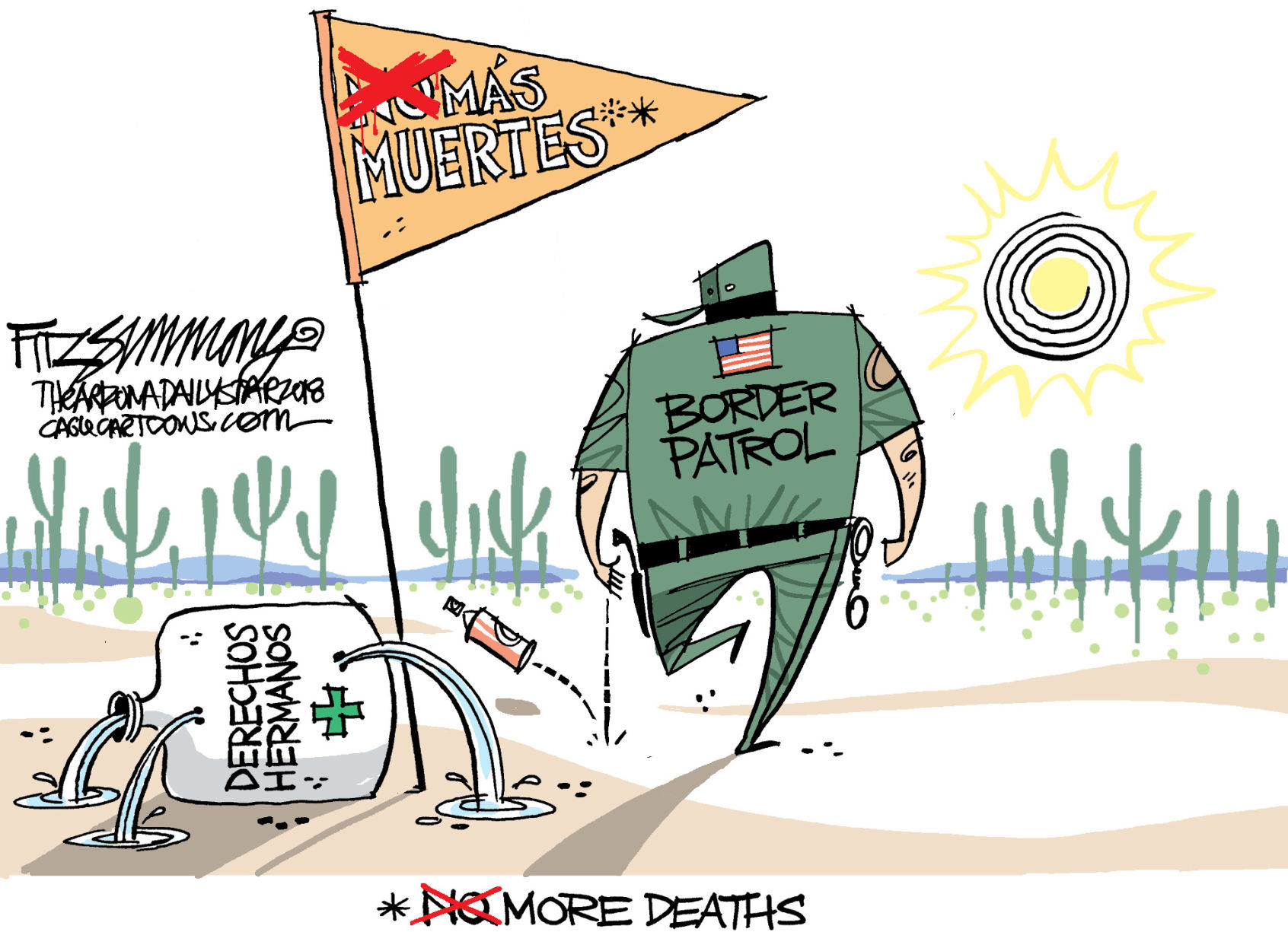 Daily Fitz Cartoon: Border